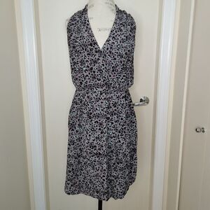Rebecca Taylor leopard silk dress